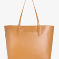 Modern Patchwork Leather Tote Bag With Contrast Panels