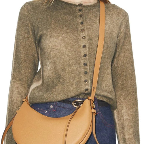 Elegant Tan Leather Shoulder Bag Everyday Style